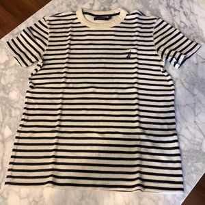 Nautica mens thermal striped tee